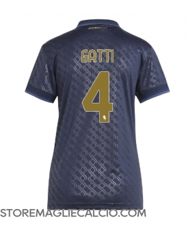 Juventus Federico Gatti #4 Maglia Gara Terza Repliche 2024-25 Donna